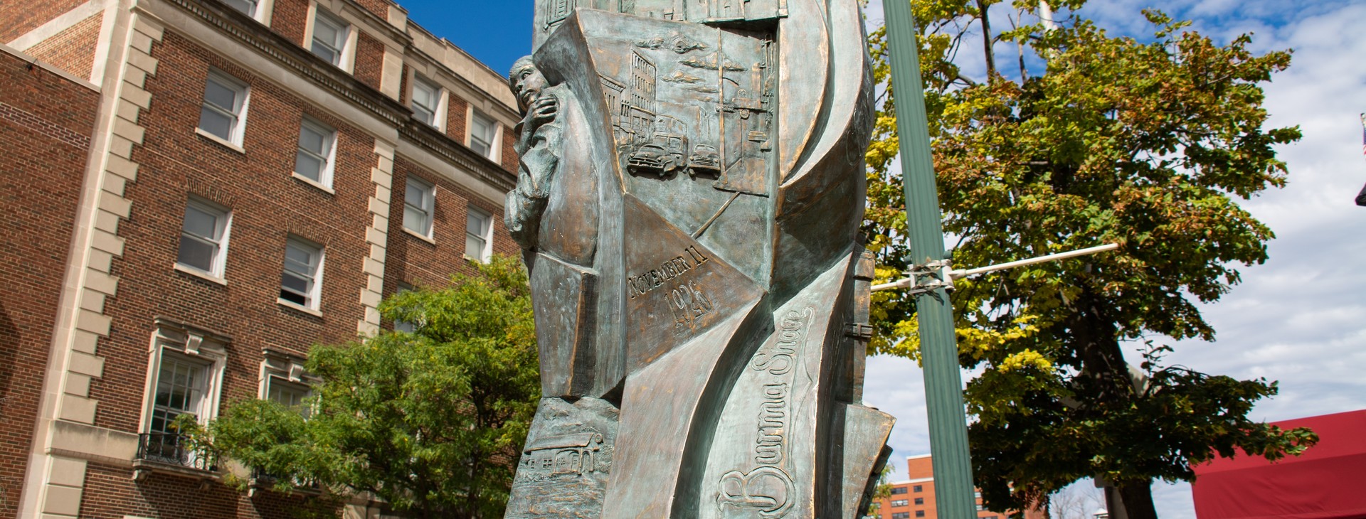 Statue at the Joliet Area Historical Museum